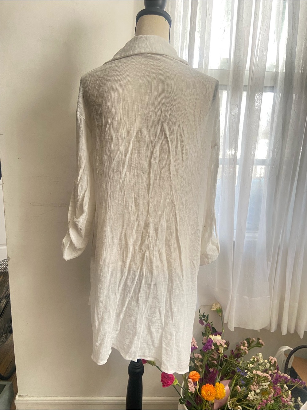 PrettyLittleThing White Ribbed Top - Picture 3 of 4